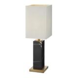 Micaela Table Lamp Black Marble