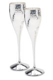 Set Of Silver Champagne Goblets