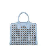Bulaggi Wicker Handbag - PASTEL BLUE